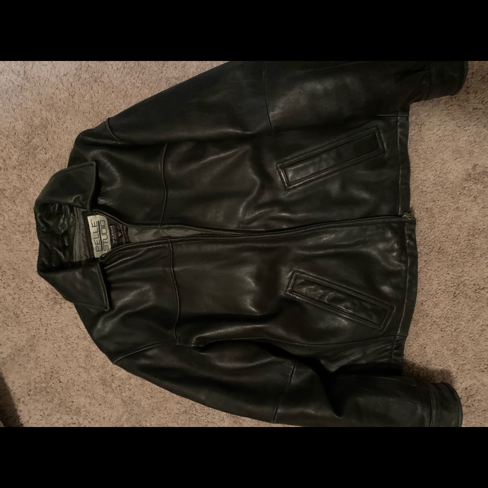Leather jacket